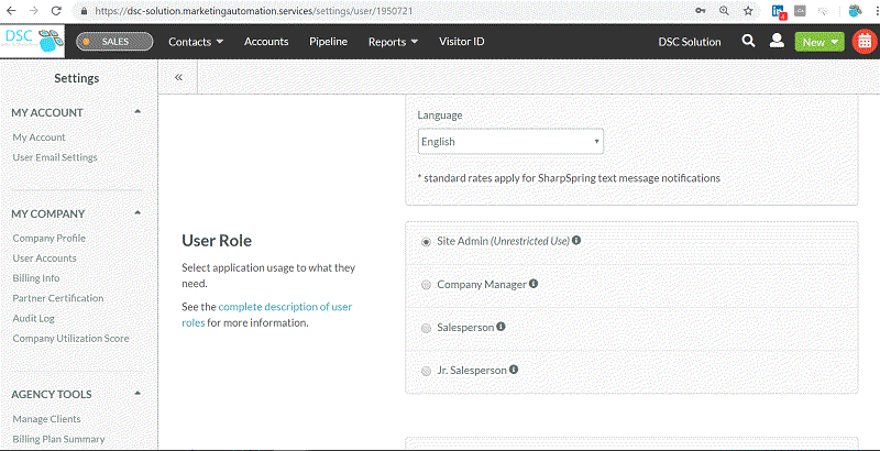 Odoo image and text block