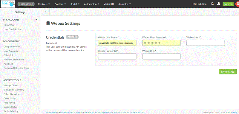 Odoo image and text block