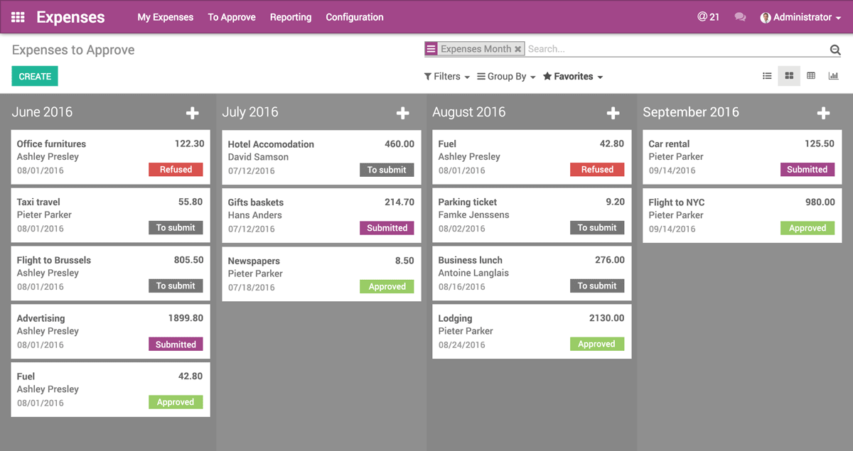 Odoo image and text block
